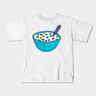 Bowl of Cereal Kids T-Shirt